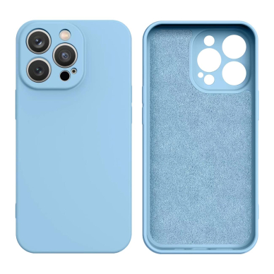 Dėklas Silicone case for iPhone 14 Plus melsvas 2