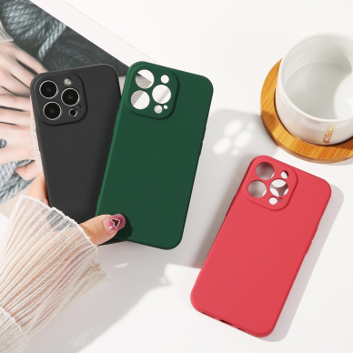 Dėklas Silicone case for iPhone 14 Plus melsvas 12