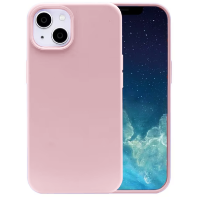 Dėklas Silicone case for iPhone 14 Plus Rožinis