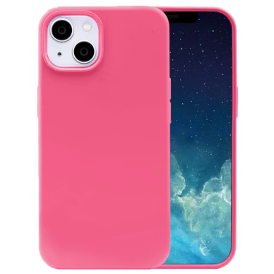 Dėklas Silicone case for iPhone 14 Plus Tamsiai rožinis