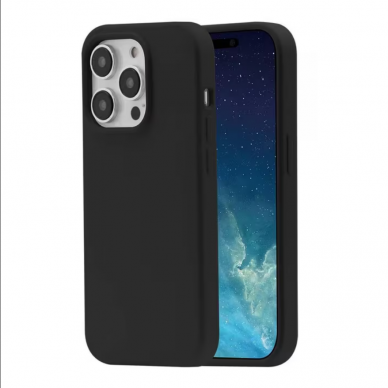 Dėklas Silicone iPhone 13 Pro Max Juodas 1