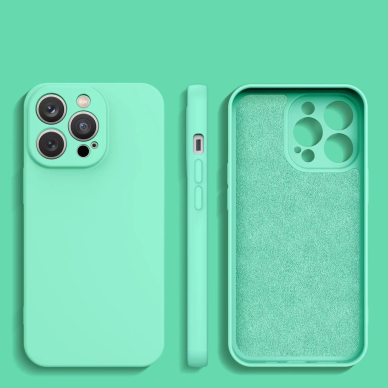 Dėklas Silicone Xiaomi Redmi Note 11 / Note 11S mėtinis 2