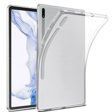 Akcija! Dėklas Slim Case Samsung Galaxy Tab S8 Plus Skaidrus