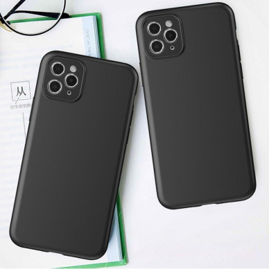 Dėklas Slim Case Xiaomi Poco X5 5G / Redmi Note 12 5G thin silicone cover Juodas 4