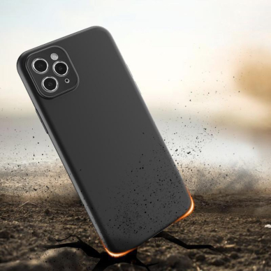 Dėklas Slim Case Xiaomi Redmi A2 / Redmi A1 thin silicone cover Juodas 1