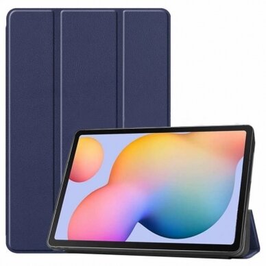 Dėklas Smart Leather Lenovo Tab M10 Plus (3rd Gen) TB125/TB128 10.6 tamsiai mėlynas