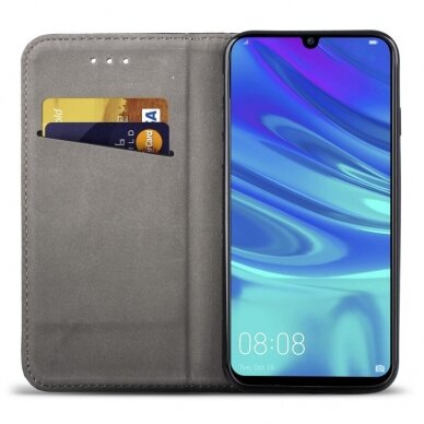 Dėklas Smart Magnet Huawei P Smart 2019/Honor 10 Lite Juodas  DZWT2129 1