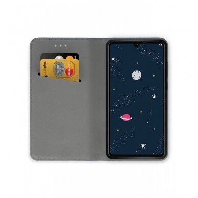 Dėklas Smart Magnet Huawei P30 Lite Juodas  DZWT2129 2