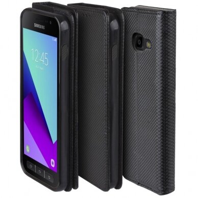 Dėklas Smart Magnet Samsung G390 Xcover 4 Juodas  2