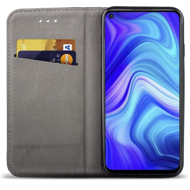 Dėklas Smart Magnet Xiaomi Redmi Note 9 Juodas  1