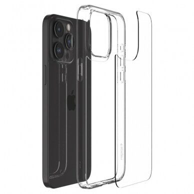 Dėklas Spigen AIRSKIN HYBRID IPHONE 15 PRO CRYSTAL CLEAR 8