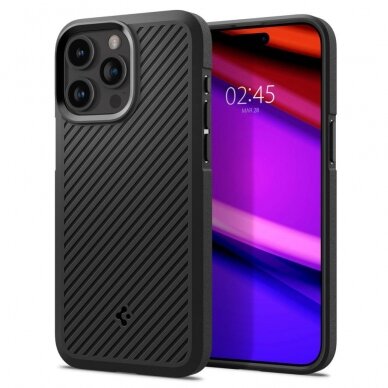 Dėklas Spigen CORE ARMOR IPHONE 15 PRO MATTE Juodas