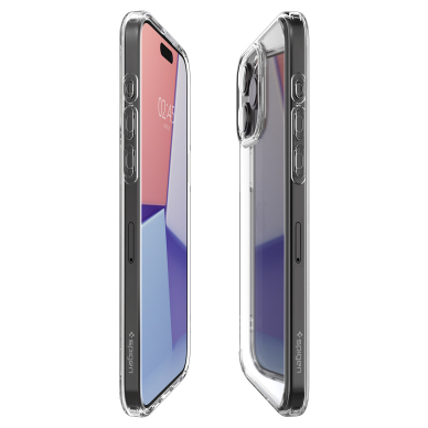 Dėklas Spigen Crystal Hybrid, crystal clear - iPhone 15 Pro Max 3