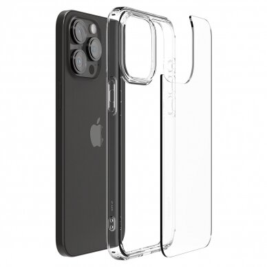 Dėklas Spigen CRYSTAL HYBRID IPHONE 15 PRO - Permatomas 6