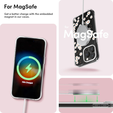 Dėklas Spigen CYRILL CECILE MAG MAGSAFE IPHONE 15 PRO Baltas DAISY 11