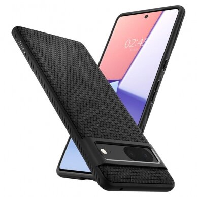 Dėklas Spigen Liquid Air case for Google Pixel 7 Juodas 7