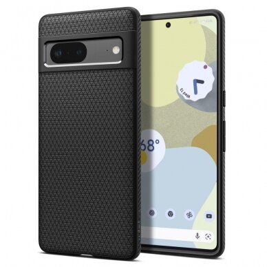 Dėklas Spigen Liquid Air case for Google Pixel 7 Juodas