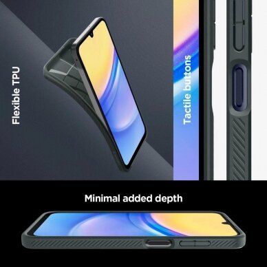 Dėklas Spigen Liquid Air case for Samsung Galaxy A15 4G / 5G - Žalias 15