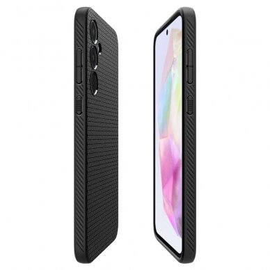 Dėklas Spigen Liquid Air case for Samsung Galaxy A35 5G - Juodas 6