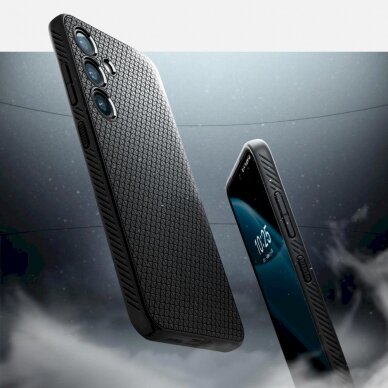 Dėklas Spigen Liquid Air case for Samsung Galaxy S24 - Juodas 11