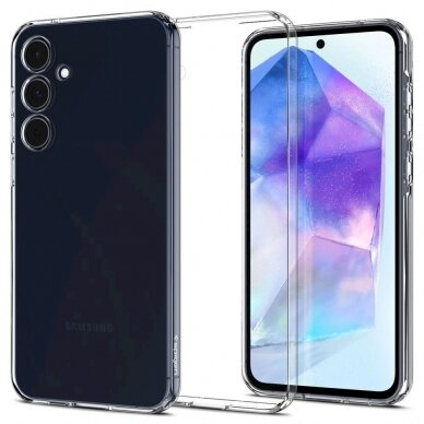 Dėklas Spigen Liquid Crystal case for Samsung Galaxy A55 5G - Permatomas 3