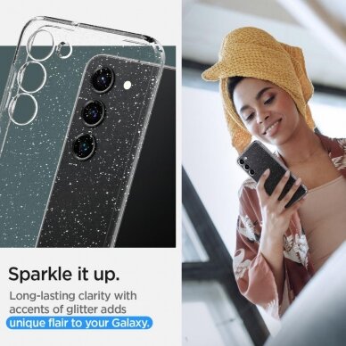 DĖKLAS Spigen LIQUID CRYSTAL GALAXY S23 GLITTER CRYSTAL 10