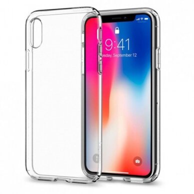 Iphone X / Xs DĖKLAS SPIGEN LIQUID CRYSTAL CRYSTAL SKAIDRUS 8