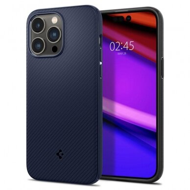 Dėklas Spigen MAG ARMOR IPHONE 14 PRO MAX Tamsiai mėlynas 5