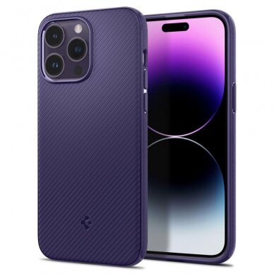 Dėklas Spigen MAG ARMOR IPHONE 14 PRO MAX Violetinis 9