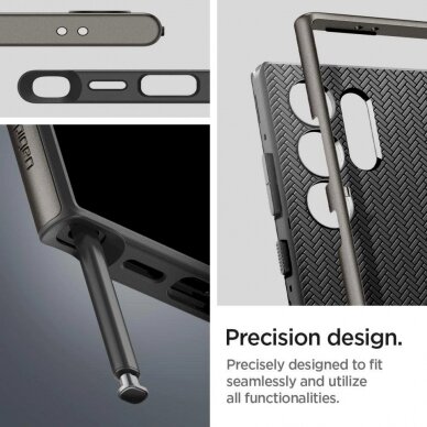 Dėklas Spigen Neo Hybrid case for Samsung Galaxy S24 Ultra - Pilkas 12