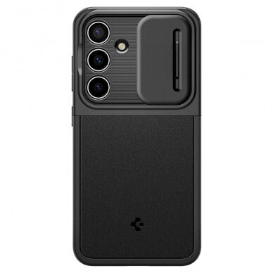 Dėklas Spigen Optik Armor case for Samsung Galaxy S24 - Juodas 2