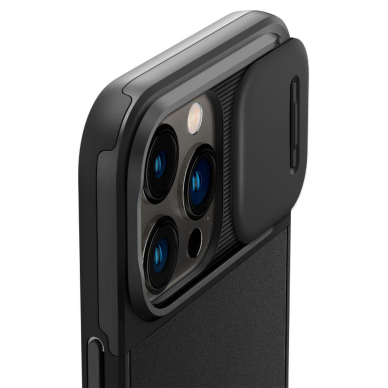 Dėklas Spigen OPTIK ARMOR MAG MAGSAFE IPHONE 14 PRO Juodas 10