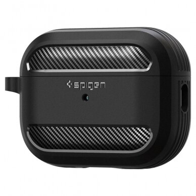 Dėklas Spigen RUGGED ARMOR Apple AIRPODS PRO 1 / 2 Juodas 1