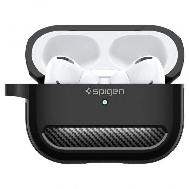 Dėklas Spigen RUGGED ARMOR Apple AIRPODS PRO 1 / 2 Juodas 4