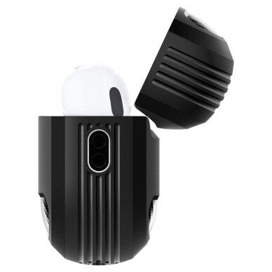 Dėklas Spigen RUGGED ARMOR Apple AIRPODS PRO 1 / 2 Juodas 5