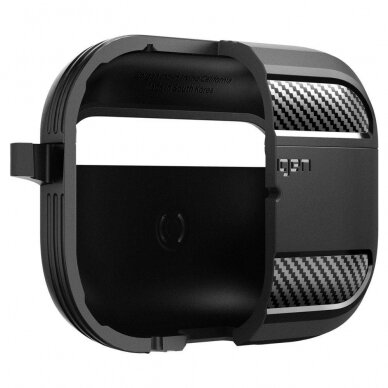 Dėklas Spigen RUGGED ARMOR Apple AIRPODS PRO 1 / 2 Juodas 9