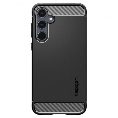 Dėklas Spigen Rugged Armor case for Samsung Galaxy A55 5G - Juodas 1