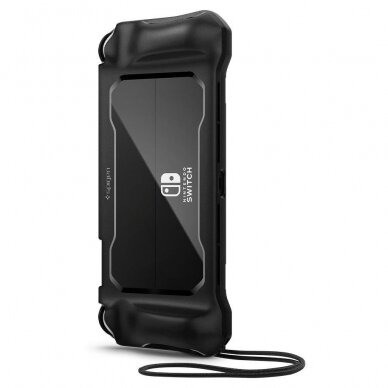 Dėklas SPIGEN RUGGED ARMOR NINTENDO SWITCH OLED MATTE Juodas 2