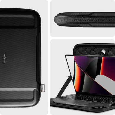 DĖKLAS Spigen RUGGED ARMOR POUCH LAPTOP 13-14 JUODAS 8