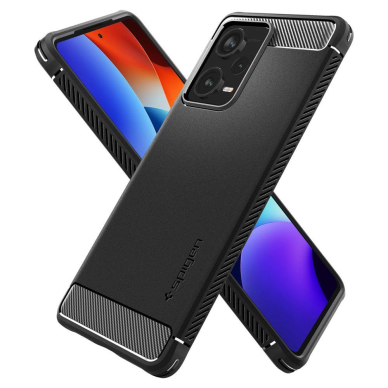 Dėklas Spigen RUGGED ARMOR XIAOMI REDMI NOTE 12 PRO PLUS 5G Juodas 5