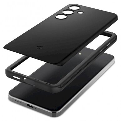 Dėklas Spigen Thin Fit case for Samsung Galaxy S24 - Juodas 6