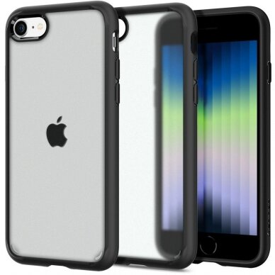 Iphone 7 / 8 / SE 2020 / SE 2022 DĖKLAS Spigen ULTRA HYBRID FROST juodas