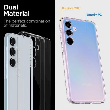 Dėklas Spigen Ultra Hybrid case for Samsung Galaxy A35 5G - Permatomas 28