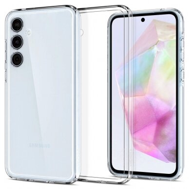 Dėklas Spigen Ultra Hybrid case for Samsung Galaxy A35 5G - Permatomas