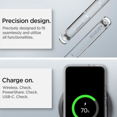 Dėklas SPIGEN ULTRA HYBRID CRYSTAL SAMSUNG GALAXY S22 SKAIDRUS 11