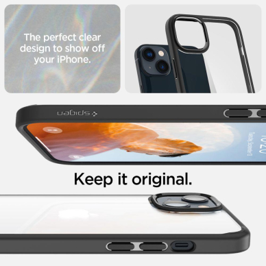 Dėklas Spigen ULTRA HYBRID IPHONE 14 Plus Juodas 7