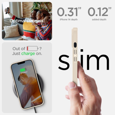 Dėklas Spigen ULTRA HYBRID IPHONE 14 PLUS Smėlinis 8