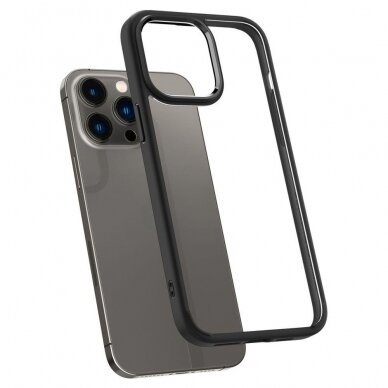 Dėklas Spigen ULTRA HYBRID IPHONE 14 PRO Juodas 5