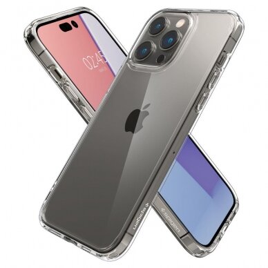 Dėklas Spigen ULTRA HYBRID IPHONE 14 PRO skaidrus 11