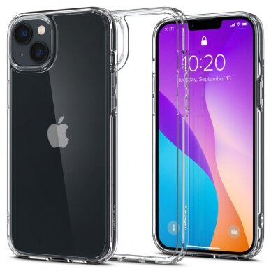 Dėklas Spigen ULTRA HYBRID IPHONE 14 Skaidrus